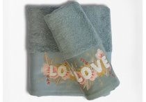Подарочный набор полотенец Maribor - Love Mint (Turkey), 2 штуки